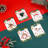 Alloy Oil Dripping Christmas Brooch With Festival Elements Like Santa Claus Tree Garland Snowman Bell