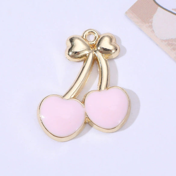 Alloy Oil Dripping Fruit Style Diy Handmade Jewelry Accessories Earrings Bracelet Necklace