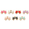 Alloy Oil Drop Bow Tie Pendant Jewelry Accessories For Earrings Hair Mobile Phone