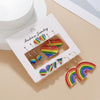 Alloy Oil Drop Heart Earrings For Women
