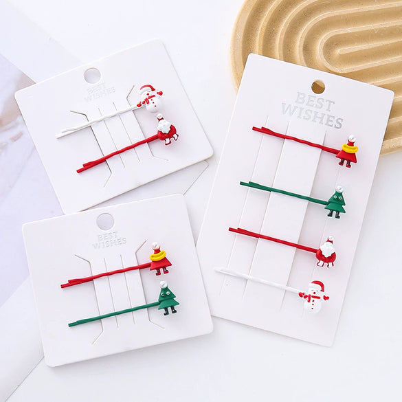 Alloy Onepiece Clip Christmas Style Women's Hair Accessories