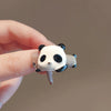Alloy Panda Brooch Natural Animals Style Electroplating Treatment Ladies Accessories