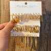 Alloy Pearl Rhinestone Geometric Earrings Jewelry With Electroplating For Women