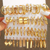 Alloy Pearl Rhinestone Geometric Earrings Jewelry With Electroplating For Women