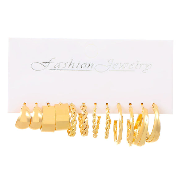Alloy Pearl Rhinestone Geometric Earrings Jewelry With Electroplating For Women