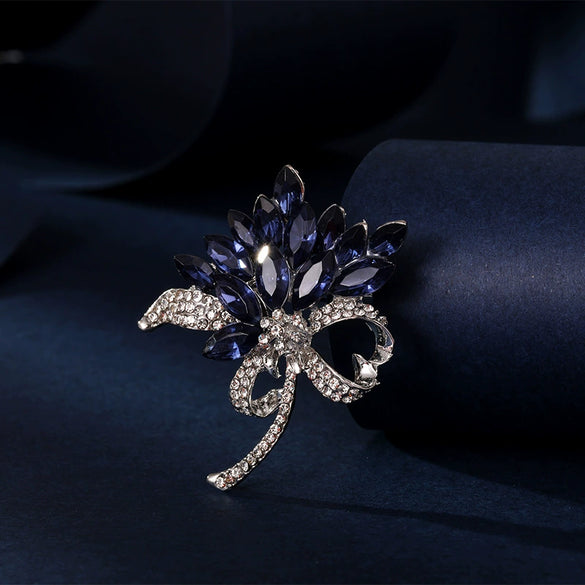 Alloy Pearl Women's Natural Style Flower Pattern Electroplated Brooch Wholesale Accessories