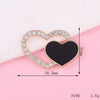 Alloy Phone Shell Jewelry Accessories With Love Peach Heart Design And Electroplating Treatment
