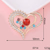 Alloy Phone Shell Jewelry Accessories With Love Peach Heart Design And Electroplating Treatment