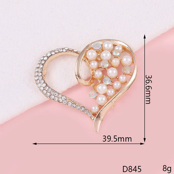 Alloy Phone Shell Jewelry Accessories With Love Peach Heart Design And Electroplating Treatment