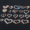 Alloy Phone Shell Jewelry Accessories With Love Peach Heart Design And Electroplating Treatment