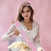 Alloy Plaid Party Headdress Hair Accessories Shoulder Strap Etiquette Belt Semimanual Semimechanical