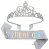 Alloy Plaid Party Headdress Hair Accessories Shoulder Strap Etiquette Belt Semimanual Semimechanical