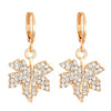 Alloy Plants And Flowers Diamond Jewelry Women's Threepiece Set Necklace Earrings Bracelet