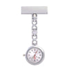 Alloy Pocket Watch For Women And Students With Engraving Round Dial Medical Style