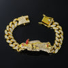 Alloy Punk Hiphop Style Geometric Electroplated Unisex Bracelet
