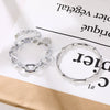 Alloy Punk Retro Bamboo Joint And Round Coin Pendant Women's Bracelet With Electroplating