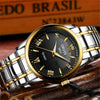 Alloy Quartz And Mechanical Men's Rectangle Waterproof Luminous Watch With Mineral Strengthened Glass Mirror And Stainless Steel Single Folding Buckle