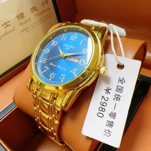 Alloy Quartz And Mechanical Men's Rectangle Waterproof Luminous Watch With Mineral Strengthened Glass Mirror And Stainless Steel Single Folding Buckle