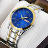 Alloy Quartz And Mechanical Men's Rectangle Waterproof Luminous Watch With Mineral Strengthened Glass Mirror And Stainless Steel Single Folding Buckle