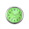 Alloy Quartz Glass Mirror Business Style Universal Car Clock Decoration