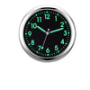 Alloy Quartz Glass Mirror Business Style Universal Car Clock Decoration
