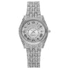 Alloy Quartz Women's Watches With Round Dial And Single Folding Buckle