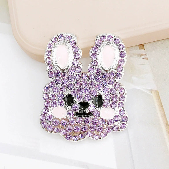 Alloy Rabbit Jewelry And Mobile Phone Accessories With Electroplating