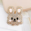 Alloy Rabbit Jewelry And Mobile Phone Accessories With Electroplating