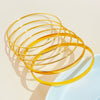 Alloy Retro Bohemian Style Geometric Electroplated Bracelet Set For Women