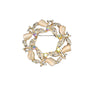 Alloy Retro Cat's Eye Stone Diamond Light Luxury Brooch With Geometric And Heart Shapes Electroplated
