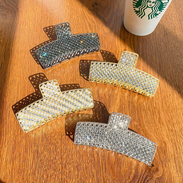 Alloy Retro Elegant Handmade Women's Hair Grab Clip Hair Accessories