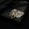 Alloy Retro Flower Brooch Electroplated Antilight Women's Jewelry Accessories