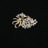 Alloy Retro Flower Brooch Electroplated Antilight Women's Jewelry Accessories