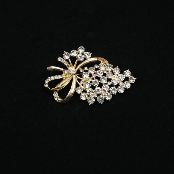 Alloy Retro Flower Brooch Electroplated Antilight Women's Jewelry Accessories