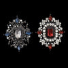 Alloy Retro Geometric Diy Phone Case Jewelry Gem Flower Car Air Outlet And Hair Accessories With Electroplating