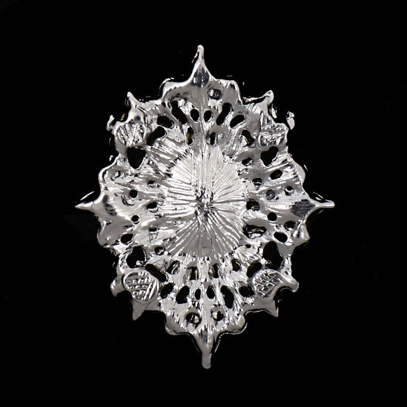 Alloy Retro Geometric Diy Phone Case Jewelry Gem Flower Car Air Outlet And Hair Accessories With Electroplating