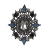 Alloy Retro Geometric Diy Phone Case Jewelry Gem Flower Car Air Outlet And Hair Accessories With Electroplating