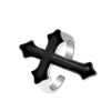 Alloy Retro Gothic Cross Open Ring Electroplated Unisex Jewelry
