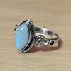 Alloy Retro Jewelry Horse Eye Shape Geometric Style Ring With Electroplating