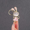 Alloy Retro Rabbit Antiexposure Brooch With Flower Shape Electroplated For Women's Summer Shirt Accessories