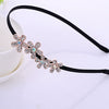 Alloy Rhinestone Bow Hairband For Children Electroplated Hair Accessories