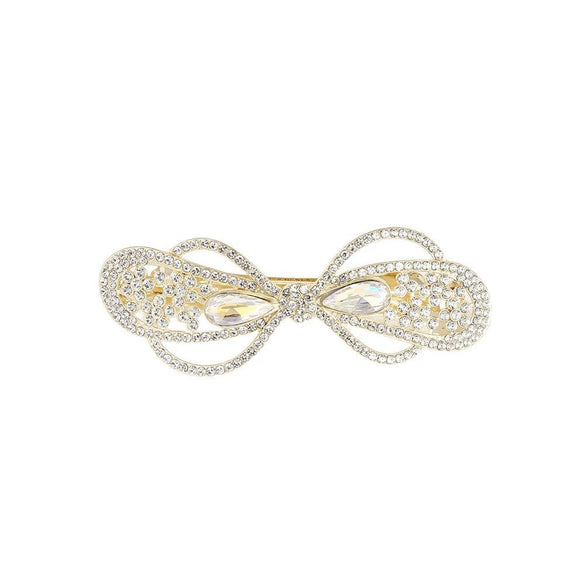 Alloy Rhinestone Crystal Women's Hair Top Clip