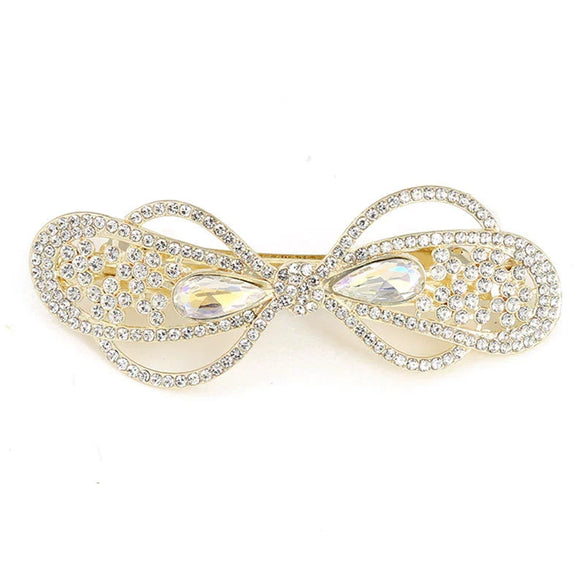 Alloy Rhinestone Crystal Women's Hair Top Clip