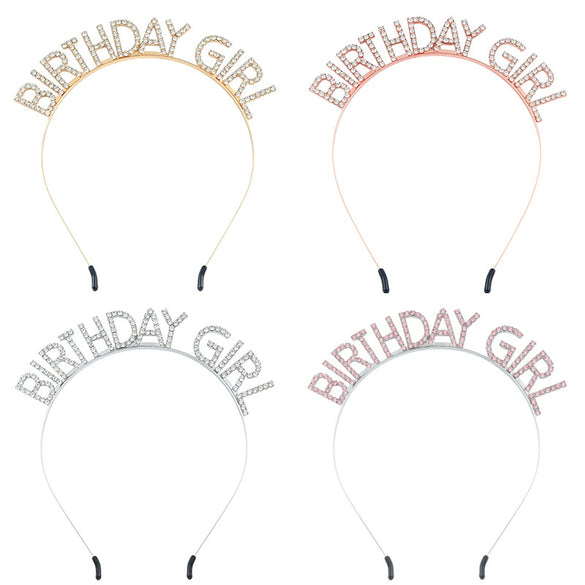 Alloy Rhinestone Electroplated Women's Fashion Ol Headband For Party