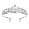 Alloy Rhinestone Fashion Crown Bridal Headdress Hair Accessories With Plating Point Drill