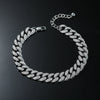 Alloy Rhinestone Geometric Hiphop Style Men's Anklet