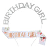 Alloy Rhinestone Hair Band Shoulder Strap Set Crown Etiquette Belt Semimanual Semimechanical Metal