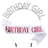 Alloy Rhinestone Headband Shoulder Strap Electroplated Simple Style With Letters Numbers Text For Women As Party Gift