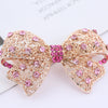 Alloy Rhinestone Horizontal Clip Headdress Top Clip Hairpin Electroplating Women's Hair Accessories