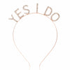 Alloy Rhinestone Letter Hairband Electroplated Women's Hair Accessories